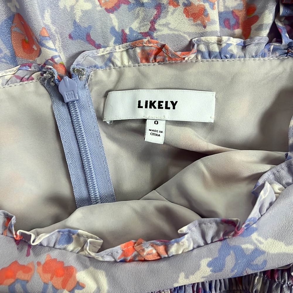 LIKELY BRAND MAXI VIOLET DRESS - Picture 5 of 6